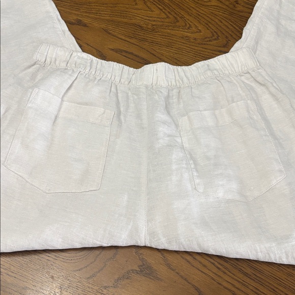 Cynthia Rowley White Linen Pants - Picture 5 of 11